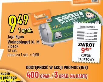 E.Leclerc Jajka z wolnego wybiegu egguś wolnobieguś oferta