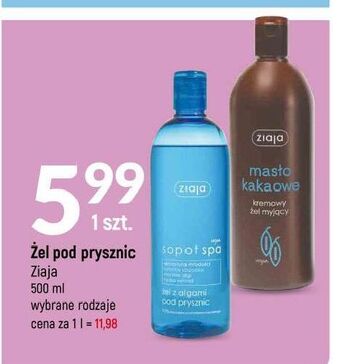 E.Leclerc Żel myjący kremowy ziaja masło kakaowe oferta