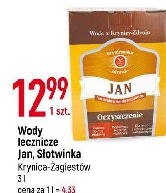 E.Leclerc Woda lecznicza jan oferta