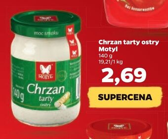 Netto Chrzan tarty ostry motyl oferta