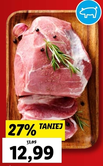 Lidl Łopatka wieprzowa rzeźnik oferta