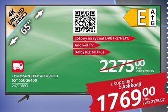 Selgros Telewizor thomson oferta