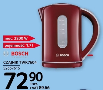 Selgros Czajnik elektryczny bosch oferta