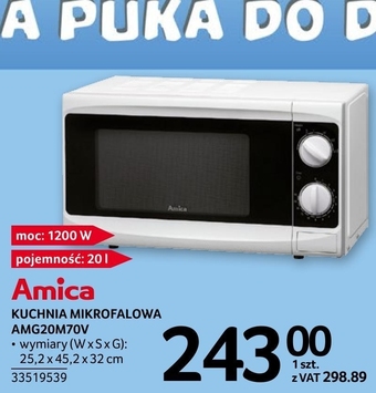 Selgros Kuchenka mikrofalowa amica oferta