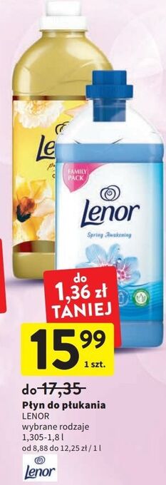 Intermarche Płyn do płukania spring awakening lenor classic oferta