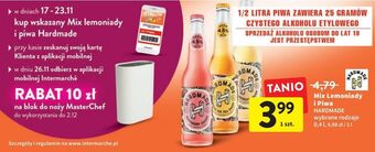 Intermarche Piwo hardmade peach ice tea crush oferta
