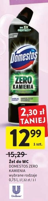 Intermarche Żel do wc lime domestos zero kamienia oferta