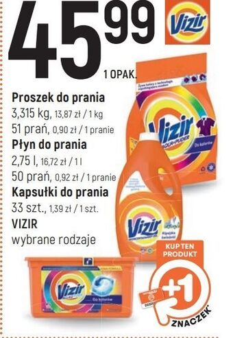 Intermarche Proszek do prania kolor vizir aqua puder oferta