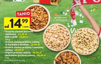 Intermarche Migdały prażone solone oferta