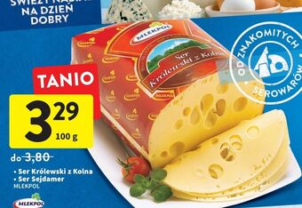 Intermarche Ser królewski z kolna mlekpol oferta