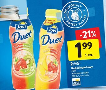 Intermarche Jogurt banan-truskawka jovi duet oferta
