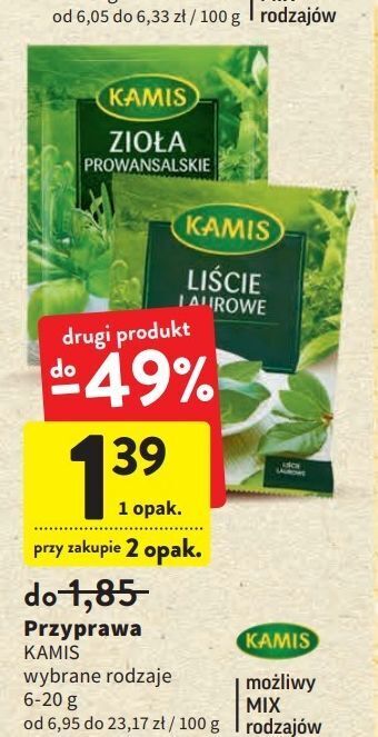 Intermarche Zioła prowansalskie kamis oferta