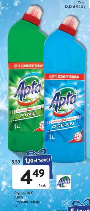 Intermarche Płyn do wc pine apta oferta