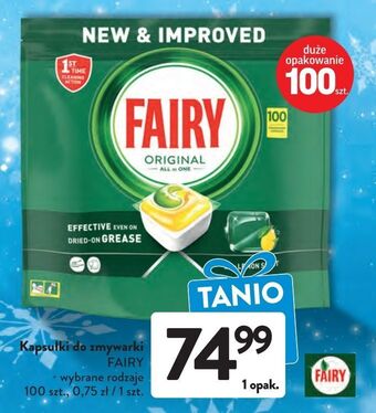 Intermarche Tabletki do zmywarki lemon fairy all in 1 oferta