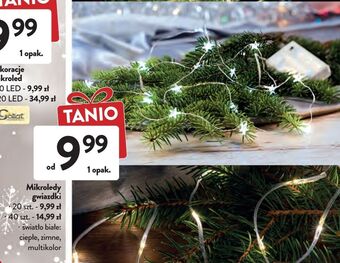 Intermarche Mikroledy gwiazdki 20 szt światło multikolor oferta