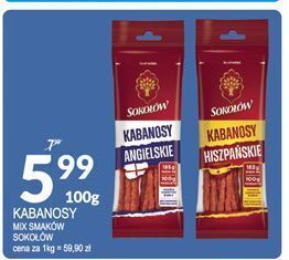 E.Leclerc Kabanosy hiszpańskie sokołów eat'n'go! oferta