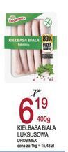 E.Leclerc Kiełbasa biała luksusowa drobimex oferta