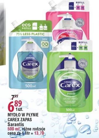 E.Leclerc Mydło w płynie - zapas carex original oferta