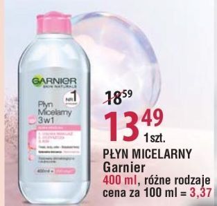 E.Leclerc Płyn micelarny do skóry wrażliwej garnier skin naturals oferta