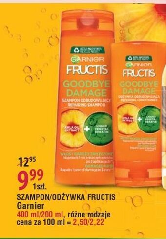 E.Leclerc Szampon do włosów garnier fructis goodbye damage oferta