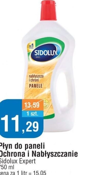 E.Leclerc Płyn do ochrony i nabłyszczania paneli sidolux expert oferta
