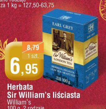 E.Leclerc Herbata earl grey sir william's tea oferta