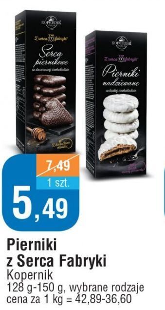 E.Leclerc Serca piernikowe w deserowej czekoladzie kopernik oferta