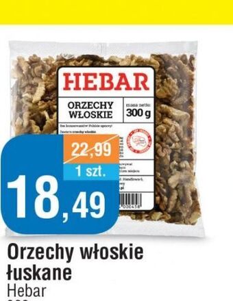 E.Leclerc Orzechy włoskie łuskane hebar oferta