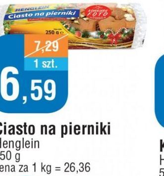 E.Leclerc Ciasto na pierniki henglein oferta