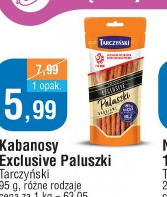 E.Leclerc Kabanosy drobiowe tarczyński exclusive oferta