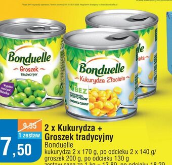 E.Leclerc Zestaw 2x kukurydza + groszek bonduelle oferta
