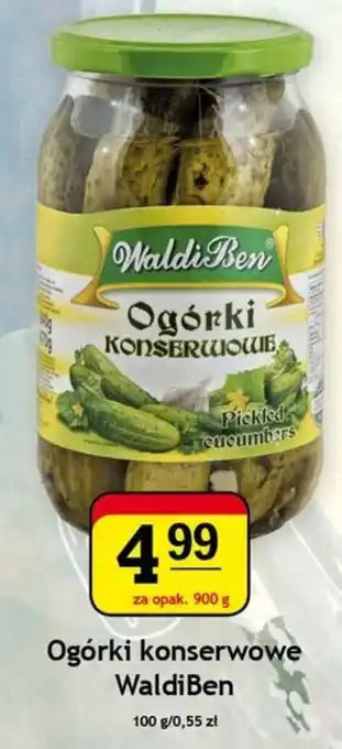 Gram Market waldi ben ogórki konserwowe 900g oferta