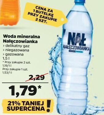 Netto Woda niegazowana nałęczowianka oferta