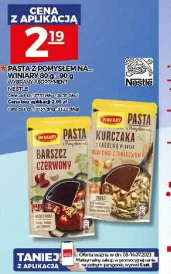 Topaz Pasta z pomysłem 80-90g oferta