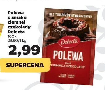 Netto Polewa smak ciemnej czekolady delecta oferta