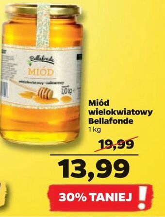 Netto Miód wielokwiatowy nektarowy bellafonde oferta