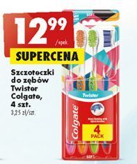 Biedronka Szczoteczka do zębów soft colgate twister fresh oferta
