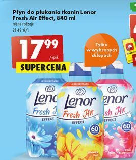 Biedronka Płyn do płukania summer day lenor fresh air effect oferta