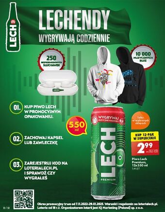 Biedronka Piwo lech premium oferta