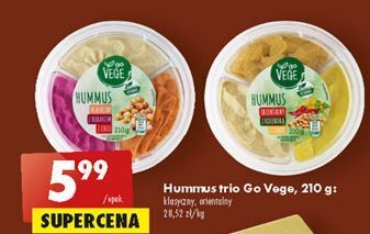 Biedronka Hummus trio orientalny govege oferta