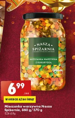 Biedronka Mieszanka warzywna z kukurydzą nasza spiżarnia oferta