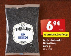 Biedronka Mak niebieski bakallino oferta