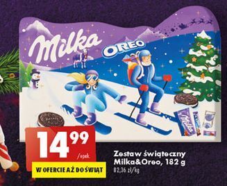 Biedronka Zestaw słodyczy milka oreo oferta