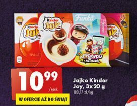 Biedronka Jajko z niespodzianką kinder joy oferta