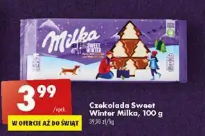 Biedronka Czekolada winter biscuit milka oferta