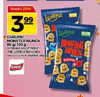 Topaz Chrupki Monster Munch 90-100g oferta
