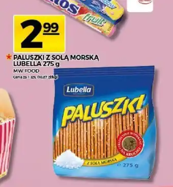 Topaz Paluszki z solą morską Lubella 275g oferta