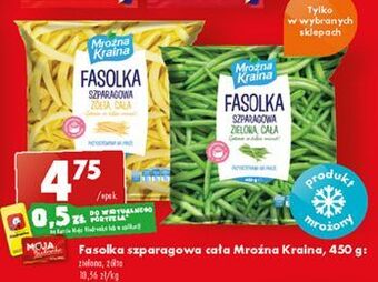 Biedronka Fasolka szparagowa zielona mroźna kraina oferta