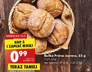 Biedronka Bułka prima ciemna oferta