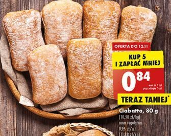 Biedronka Bułka ciabatta oferta
